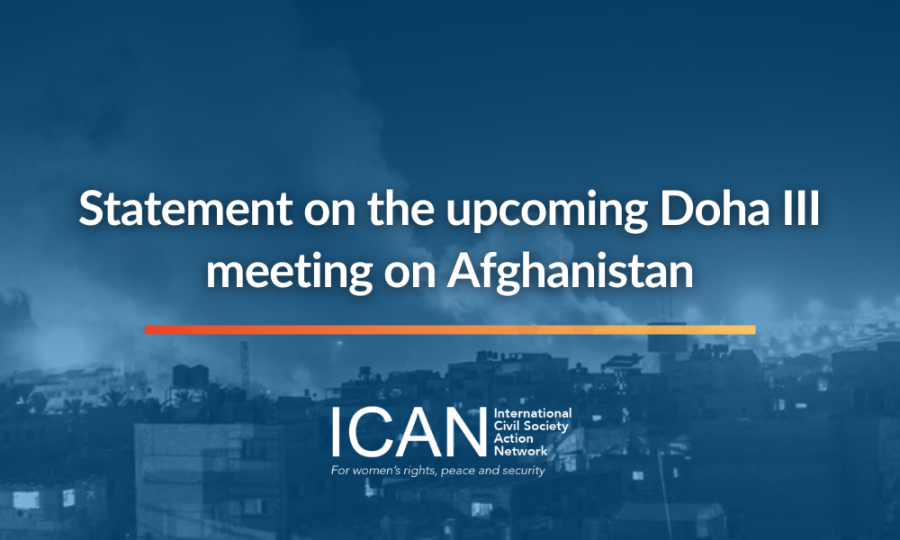 Statement on the Upcoming Doha III Meeting on Afghanistan