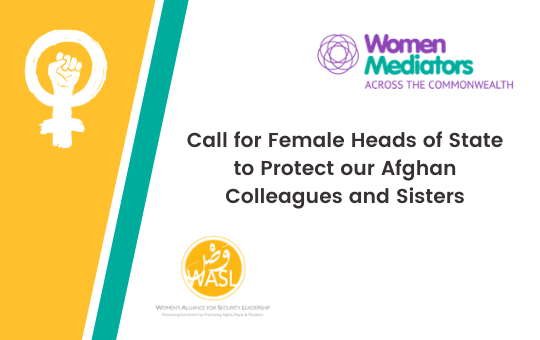 Call for Female Heads of State to Protect our Afghan Colleagues and Sisters
