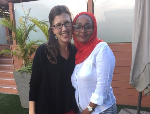 France Bognon and Sureya Roble Hersi