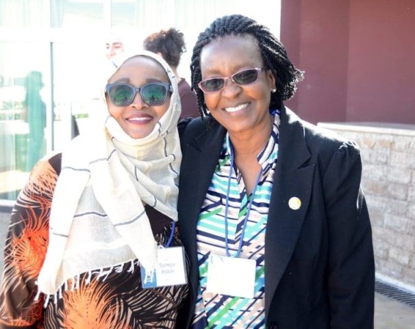 Sureya Roble Hersi and Robinah Rubimbwa